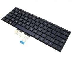 Tastatura Asus 0KNB0-1628US00 Dark Blue iluminata. Keyboard Asus 0KNB0-1628US00. Tastaturi laptop Asus 0KNB0-1628US00. Tastatura notebook Asus 0KNB0-1628US00