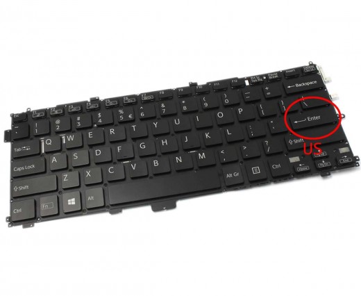 Tastatura Sony Vaio SVP13218SCB. Keyboard Sony Vaio SVP13218SCB. Tastaturi laptop Sony Vaio SVP13218SCB. Tastatura notebook Sony Vaio SVP13218SCB