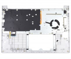 Tastatura Asus VivoBook 16X K3605ZU Argintie cu Palmrest Argintiu iluminata backlit