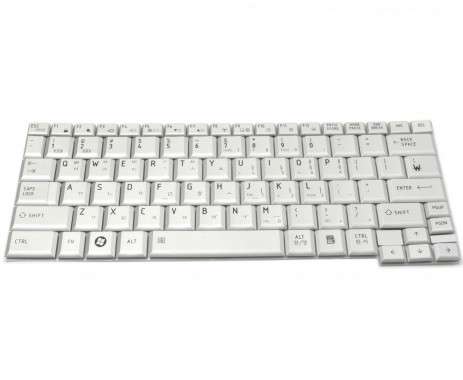 Tastatura Toshiba Portege R501 Argintie. Keyboard Toshiba Portege R501 Argintie. Tastaturi laptop Toshiba Portege R501 Argintie. Tastatura notebook Toshiba Portege R501 Argintie