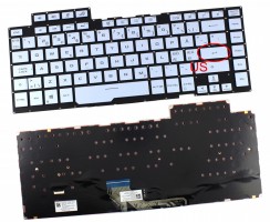 Tastatura Asus Rog Zephyrus M15 GU502 Albastra iluminata. Keyboard Asus Rog Zephyrus M15 GU502. Tastaturi laptop Asus Rog Zephyrus M15 GU502. Tastatura notebook Asus Rog Zephyrus M15 GU502