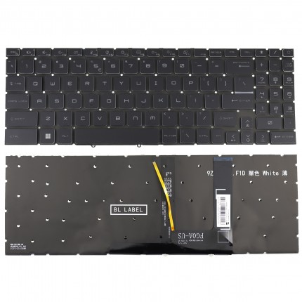 Tastatura MSI Crosshair 17 A11UCK iluminata. Keyboard MSI Crosshair 17 A11UCK. Tastaturi laptop MSI Crosshair 17 A11UCK. Tastatura notebook MSI Crosshair 17 A11UCK