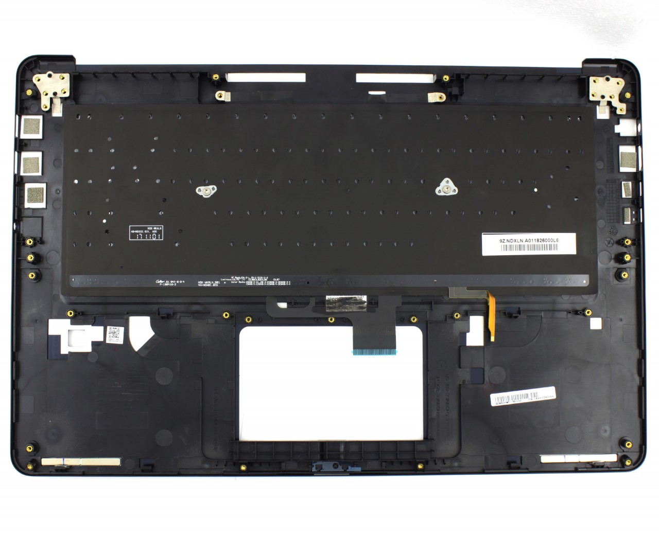 Tastatura Asus Zenbook Pro UX550GE Neagra cu Palmrest Albastru Inchis iluminata backlit image9
