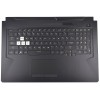 Tastatura Asus TUF FX706HE Neagra cu Palmrest Negru cu TouchPad iluminata backlit. Keyboard Asus TUF FX706HE Neagra cu Palmrest Negru cu TouchPad. Tastaturi laptop Asus TUF FX706HE Neagra cu Palmrest Negru cu TouchPad. Tastatura notebook Asus TUF FX706HE Neagra cu Palmrest Negru cu TouchPad