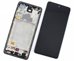 Ansamblu Display LCD + Touchscreen Samsung Galaxy A72 A725F Display Original Black Negru . Ecran + Digitizer Samsung Galaxy A72 A725F Display Original Black Negru