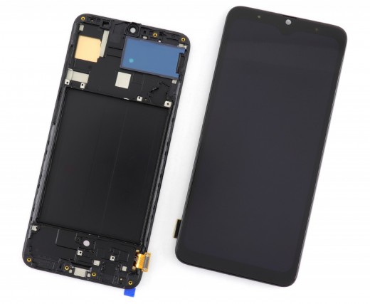 Display Samsung Galaxy A70 A705 Display OLED cu Rama Black Negru. Ecran Samsung Galaxy A70 A705 Display OLED cu Rama Black Negru