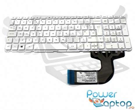 Tastatura HP  15-H alba. Keyboard HP  15-H. Tastaturi laptop HP  15-H. Tastatura notebook HP  15-H