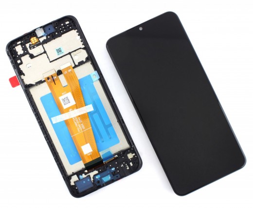 Display Samsung Galaxy A04 2022 A045 Display Original Service Pack cu Rama Black Negru. Ecran Samsung Galaxy A04 2022 A045 Display Original Service Pack cu Rama Black Negru