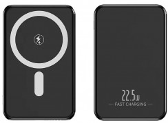 Powerbank Slim 5000mAh compatibil MagSafe Sunix PB54 Negru PB5401