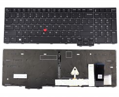 Tastatura Lenovo 5N21K05152 Neagra cu TrackPoint iluminata backlit. Keyboard Lenovo 5N21K05152 Neagra cu TrackPoint. Tastaturi laptop Lenovo 5N21K05152 Neagra cu TrackPoint. Tastatura notebook Lenovo 5N21K05152 Neagra cu TrackPoint