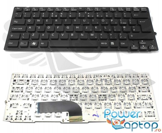 Tastatura Sony Vaio VPCSB neagra. Keyboard Sony Vaio VPCSB. Tastaturi laptop Sony Vaio VPCSB. Tastatura notebook Sony Vaio VPCSB