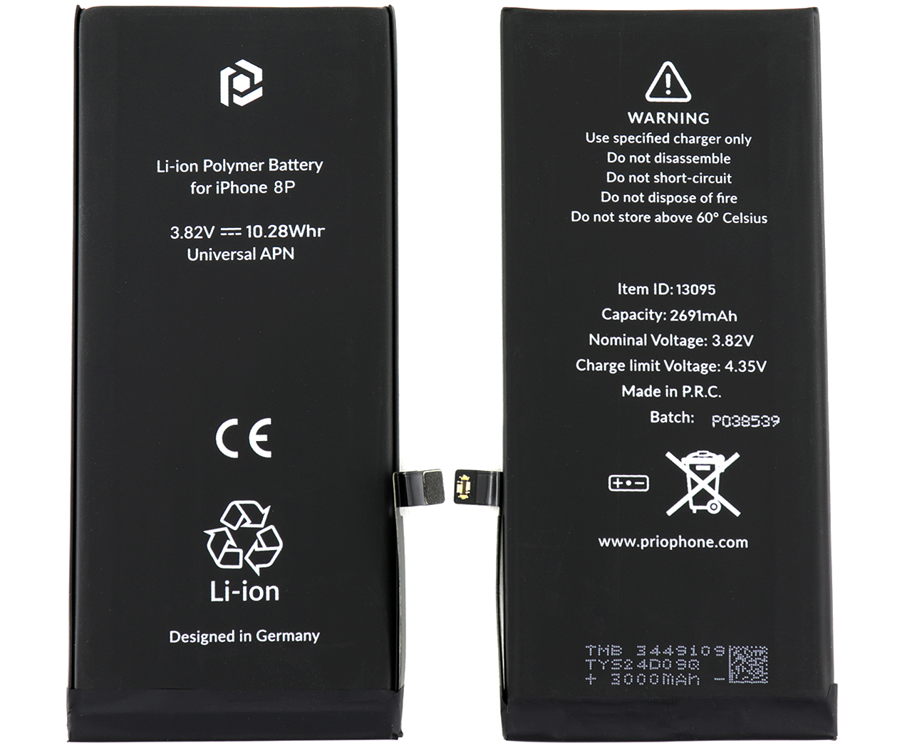 Baterie pentru iPhone 8 PLUS marca Prio