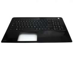 Tastatura Toshiba Satellite L55-B neagra cu Palmrest negru. Keyboard Toshiba Satellite L55-B neagra cu Palmrest negru. Tastaturi laptop Toshiba Satellite L55-B neagra cu Palmrest negru. Tastatura notebook Toshiba Satellite L55-B neagra cu Palmrest negru