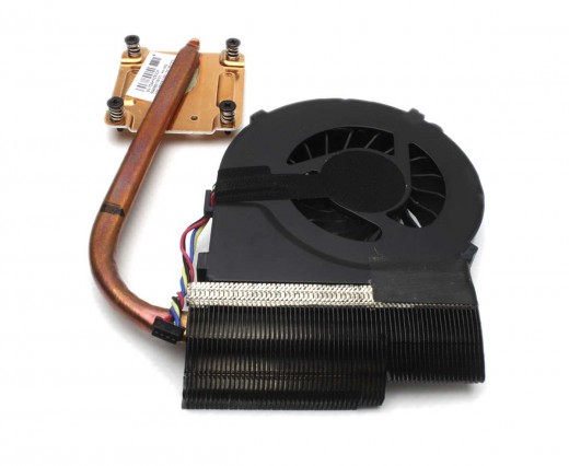 Cooler laptop HP Pavilion G6T 1A cu heatpipe. Ventilator procesor HP Pavilion G6T 1A. Sistem racire laptop HP Pavilion G6T 1A