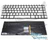 Tastatura HP Spectre x360 13AC040CA argintie iluminata backlit. Keyboard HP Spectre x360 13AC040CA argintie. Tastaturi laptop HP Spectre x360 13AC040CA argintie. Tastatura notebook HP Spectre x360 13AC040CA argintie