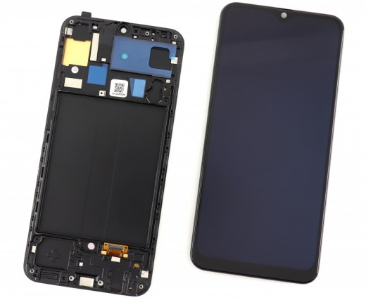Display Samsung A50 A505 OEM OLED cu Rama. Ecran Samsung A50 A505 OEM OLED cu Rama