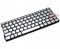 Tastatura Lenovo V154120BSI-US Argintie iluminata. Keyboard Lenovo V154120BSI-US. Tastaturi laptop Lenovo V154120BSI-US. Tastatura notebook Lenovo V154120BSI-US