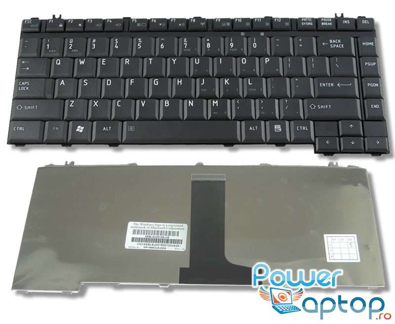 Tastatura Toshiba Satellite L202 neagra
