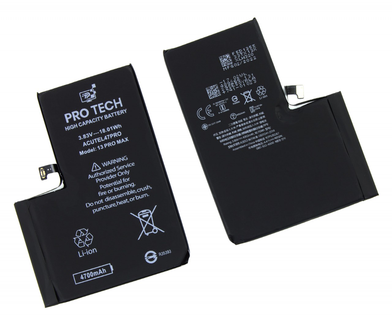 Baterie Acumulator iPhone 13 Pro Max High Capacity Autonomie Marita 4700mAh Protech 4700mAh 4700mAh