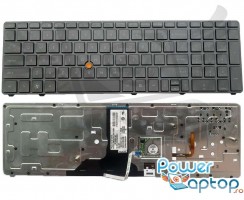 Tastatura HP EliteBook 8770W iluminata backlit. Keyboard HP EliteBook 8770W iluminata backlit. Tastaturi laptop HP EliteBook 8770W iluminata backlit. Tastatura notebook HP EliteBook 8770W iluminata backlit