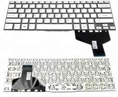 Tastatura Sony Vaio SVF13N15CDB argintie. Keyboard Sony Vaio SVF13N15CDB. Tastaturi laptop Sony Vaio SVF13N15CDB. Tastatura notebook Sony Vaio SVF13N15CDB