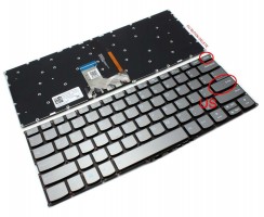 Tastatura Lenovo IdeaPad 720S-14IKB Gri cu buton delete iluminata. Keyboard Lenovo IdeaPad 720S-14IKB. Tastaturi laptop Lenovo IdeaPad 720S-14IKB. Tastatura notebook Lenovo IdeaPad 720S-14IKB