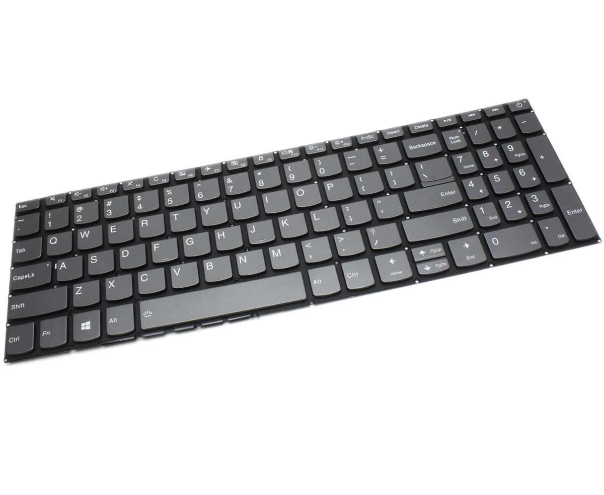 Tastatura Lenovo IdeaPad 320-15IKB Taste gri iluminata backlit