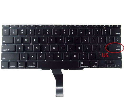Tastatura Apple MacBook Air A1370 2012. Keyboard Apple MacBook Air A1370 2012. Tastaturi laptop Apple MacBook Air A1370 2012. Tastatura notebook Apple MacBook Air A1370 2012