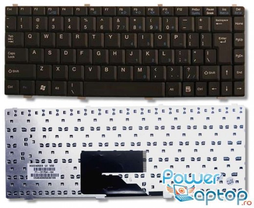 Tastatura Fujitsu Siemens Amilo V2030 neagra. Keyboard Fujitsu Siemens Amilo V2030 neagra. Tastaturi laptop Fujitsu Siemens Amilo V2030 neagra. Tastatura notebook Fujitsu Siemens Amilo V2030 neagra