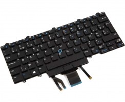 Tastatura Dell Latitude 13 7350 iluminata. Keyboard Dell Latitude 13 7350. Tastaturi laptop Dell Latitude 13 7350. Tastatura notebook Dell Latitude 13 7350