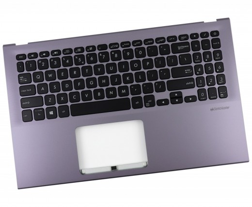 Tastatura Asus VivoBook X512DK Neagra cu Palmrest Gri. Keyboard Asus VivoBook X512DK Neagra cu Palmrest Gri. Tastaturi laptop Asus VivoBook X512DK Neagra cu Palmrest Gri. Tastatura notebook Asus VivoBook X512DK Neagra cu Palmrest Gri