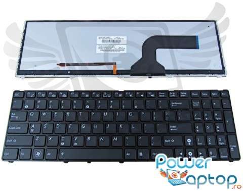 Tastatura Asus N53 iluminata backlit. Keyboard Asus N53 iluminata backlit. Tastaturi laptop Asus N53 iluminata backlit. Tastatura notebook Asus N53 iluminata backlit
