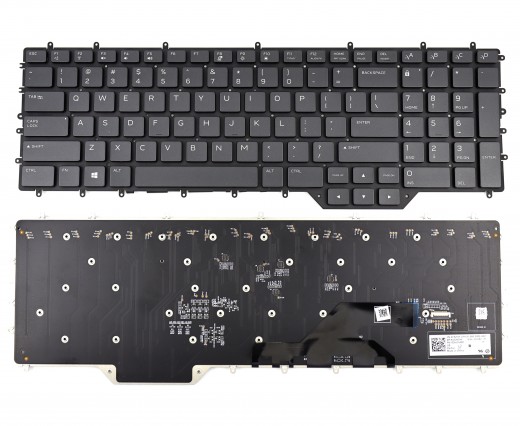 Tastatura Alienware M17 R2 Neagra iluminata. Keyboard Alienware M17 R2. Tastaturi laptop Alienware M17 R2. Tastatura notebook Alienware M17 R2
