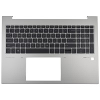 Tastatura HP EliteBook 865 G9 Neagra cu Palmrest Argintiu fara TouchPad iluminata backlit. Keyboard HP EliteBook 865 G9 Neagra cu Palmrest Argintiu fara TouchPad. Tastaturi laptop HP EliteBook 865 G9 Neagra cu Palmrest Argintiu fara TouchPad. Tastatura notebook HP EliteBook 865 G9 Neagra cu Palmrest Argintiu fara TouchPad