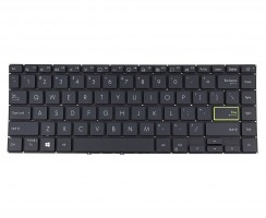 Tastatura Neagra Asus VivoBook S14 S433J layout US fara rama enter mic
