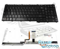 Tastatura Toshiba  G83C0009W2US iluminata backlit. Keyboard Toshiba  G83C0009W2US iluminata backlit. Tastaturi laptop Toshiba  G83C0009W2US iluminata backlit. Tastatura notebook Toshiba  G83C0009W2US iluminata backlit