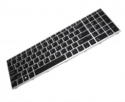 Tastatura HP ProBook 450 G5 Argintie iluminata backlit. Keyboard HP ProBook 450 G5 Argintie. Tastaturi laptop HP ProBook 450 G5 Argintie. Tastatura notebook HP ProBook 450 G5 Argintie