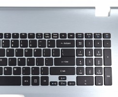 Tastatura Acer NKI1713066 Neagra cu Palmrest Argintiu