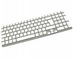 Tastatura Sony 550102M22 alba. Keyboard Sony 550102M22. Tastaturi laptop Sony 550102M22. Tastatura notebook Sony 550102M22