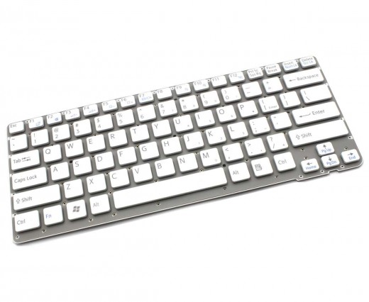 Tastatura Sony Vaio VPC CA1S1E alba. Keyboard Sony Vaio VPC CA1S1E. Tastaturi laptop Sony Vaio VPC CA1S1E. Tastatura notebook Sony Vaio VPC CA1S1E