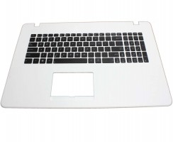 Tastatura Asus X751LN neagra cu Palmrest alb. Keyboard Asus X751LN neagra cu Palmrest alb. Tastaturi laptop Asus X751LN neagra cu Palmrest alb. Tastatura notebook Asus X751LN neagra cu Palmrest alb