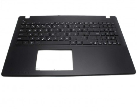 Tastatura Asus  13NB03VBAP0301 neagra cu Palmrest negru. Keyboard Asus  13NB03VBAP0301 neagra cu Palmrest negru. Tastaturi laptop Asus  13NB03VBAP0301 neagra cu Palmrest negru. Tastatura notebook Asus  13NB03VBAP0301 neagra cu Palmrest negru