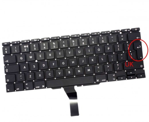 Tastatura Apple MacBook Air A1370 2012. Keyboard Apple MacBook Air A1370 2012. Tastaturi laptop Apple MacBook Air A1370 2012. Tastatura notebook Apple MacBook Air A1370 2012