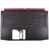 Tastatura Acer Nitro 5 AN515-42 Neagra cu Palmrest Negru fara TouchPad iluminata backlit. Keyboard Acer Nitro 5 AN515-42 Neagra cu Palmrest Negru fara TouchPad. Tastaturi laptop Acer Nitro 5 AN515-42 Neagra cu Palmrest Negru fara TouchPad. Tastatura notebook Acer Nitro 5 AN515-42 Neagra cu Palmrest Negru fara TouchPad