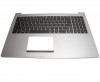 Tastatura Asus UX51 neagra cu Palmrest argintiu iluminata backlit. Keyboard Asus UX51 neagra cu Palmrest argintiu. Tastaturi laptop Asus UX51 neagra cu Palmrest argintiu. Tastatura notebook Asus UX51 neagra cu Palmrest argintiu