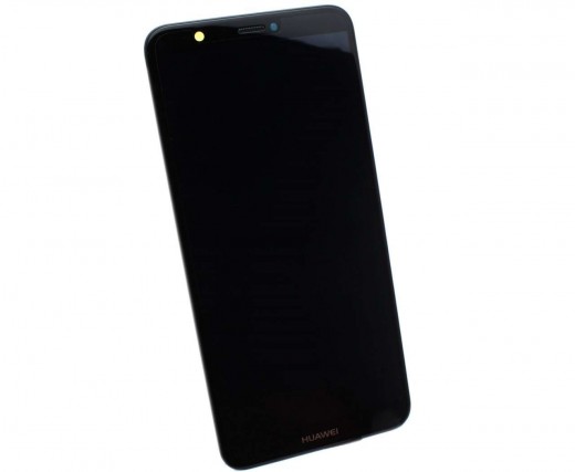 Ansamblu Display LCD + Touchscreen Original Service Pack HUAWEI P SMART 2018 FIG-L21 Black Negru. Ecran + Digitizer Original Service Pack HUAWEI P SMART 2018 FIG-L21 Black Negru