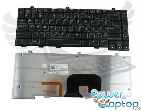Tastatura lienware M14X R1 iluminata backlit. Keyboard lienware M14X R1 iluminata backlit. Tastaturi laptop lienware M14X R1 iluminata backlit. Tastatura notebook lienware M14X R1 iluminata backlit
