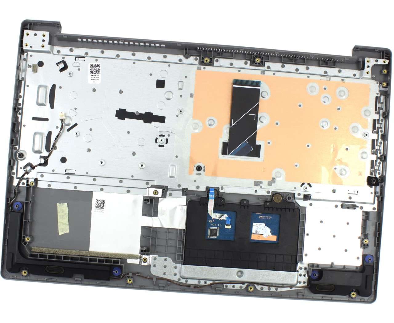 Tastatura Lenovo IdeaPad S145-15AST Gri cu Palmrest Argintiu si TouchPad iluminata backlit image11