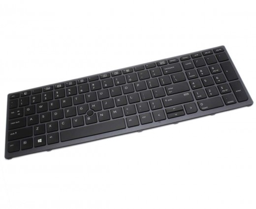 Tastatura HP Zbook 17 G4 iluminata backlit. Keyboard HP Zbook 17 G4 iluminata backlit. Tastaturi laptop HP Zbook 17 G4 iluminata backlit. Tastatura notebook HP Zbook 17 G4 iluminata backlit