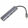 Hub USB Type C cu port HDMI, 2 porturi USB 3.0 si 1 port USB-C 3.0 Aluminiu